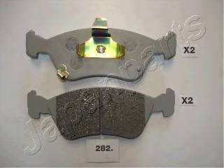 Фото колодки тормозные передні PA282AF JAPANPARTS PA282AF JAPAN PA282AF JAPAN Колодки тормозные передні PA282AF JAPANPARTS