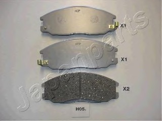 PAH05AF JAPAN Колодки тормозные дисковые PAH05AF JAPANPARTS
