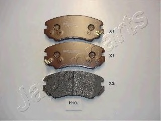 PAH10AF JAPAN Колодки тормозные дисковые PAH10AF JAPANPARTS
