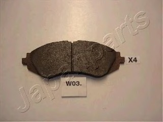 Фото колодки тормозные дисковые paw03af japanparts PAW03AF JAPAN PAW03AF JAPAN КОЛОДКИ ТОРМОЗНЫЕ ДИСКОВЫЕ PAW03AF JAPANPARTS