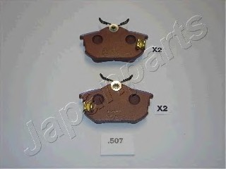PP507AF JAPAN КОЛОДКИ ТОРМОЗНЫЕ ДИСКОВЫЕ PP507AF JAPANPARTS