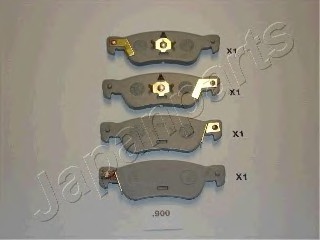 Колодки тормозные дисковые PP900AF JAPANPARTS