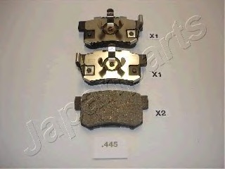 PP445AF JAPAN Колодки тормозные дисковые PP445AF JAPANPARTS