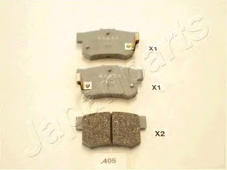 PP405AF JAPAN КОЛОДКИ ТОРМОЗНЫЕ ДИСКОВЫЕ PP405AF JAPANPARTS