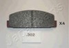 PP302AF JAPAN Колодки тормозные дисковые PP302AF JAPANPARTS (фото 1)