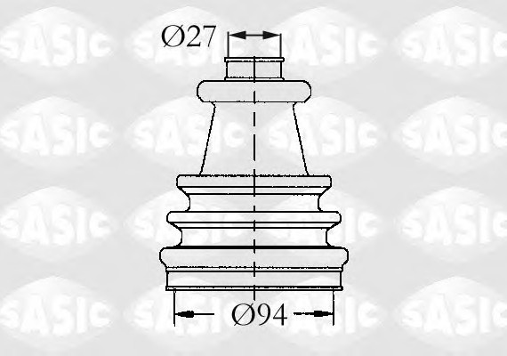 4003417 SASIC Комплект пылника, приводной вал 4003417 SASIC