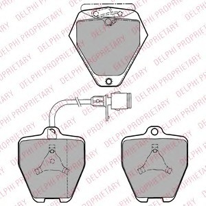 LP1024 DELPHI К-Т ТОРМ. КОЛОДОК AUDI 100, A8 LP1024 DELPHI