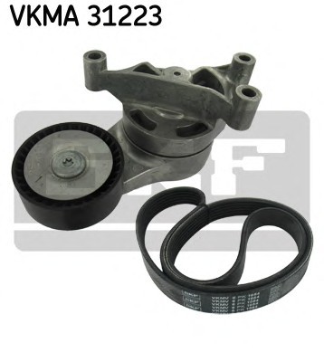 VKMA31223 SKF Комплект поліклиновий (ремінь+ролики) SKF