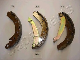 GFW01AF JAPAN Колодки задні барабанні GFW01AF JAPANPARTS