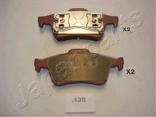 PP138AF JAPAN Колодки торм. диск. задн. PP138AF JAPANPARTS