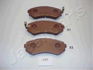 PP137AF JAPAN Колодки торм. диск. задн. PP137AF JAPANPARTS