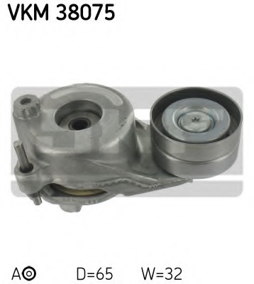 VKM38075 SKF Ролик модуля натяжителя ремня VKM38075 SKF