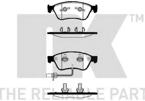Фото колодки тормозные дисковые 224777 224777 NK 224777 NK 224777 NK Колодки тормозные дисковые 224777 224777 NK