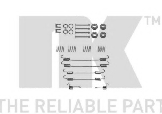 Комплект монтажний гальмівних колодок