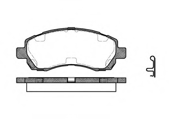 264702 ROADHOUSE Колодки гальмівні дискові 264702 ROADHOUSE