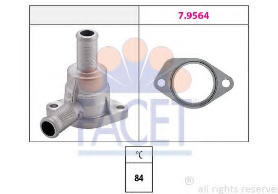 78311 FACET Термостат, охлаждающая жидкость 78311 FACET