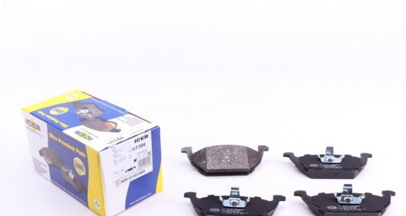 181184 ICER Колодки тормозные дисковые ICER 181184 ICER