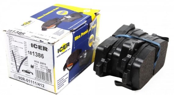 181386 ICER Колодки тормозные дисковые ICER 181386 ICER