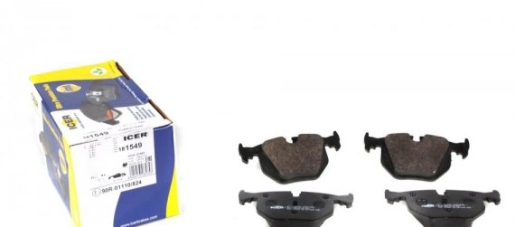 181549 ICER Колодки тормозные дисковые ICER 181549 ICER
