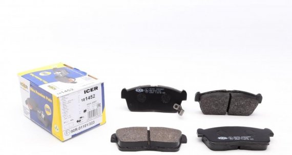 181452 ICER Колодки тормозные дисковые ICER 181452 ICER