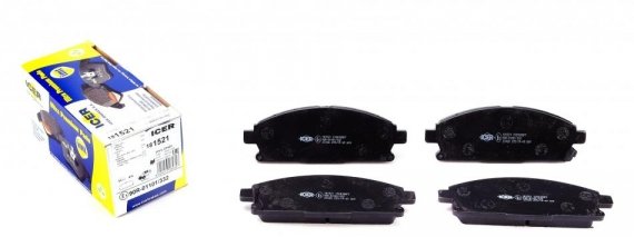 181521 ICER Колодки тормозные дисковые ICER 181521 ICER
