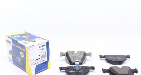 181684 ICER Колодки тормозные дисковые ICER 181684 ICER