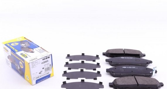 182003 ICER Колодки тормозные дисковые ICER 182003 ICER