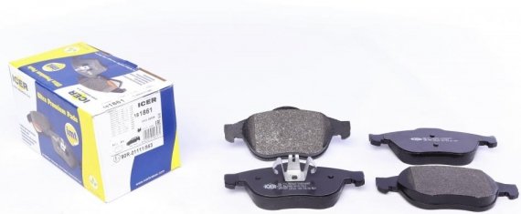 181861 ICER Колодки тормозные дисковые ICER 181861 ICER