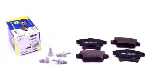 181853 ICER Колодки тормозные дисковые ICER 181853 ICER