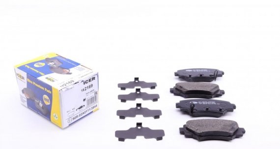 182169 ICER Колодки тормозные дисковые ICER 182169 ICER