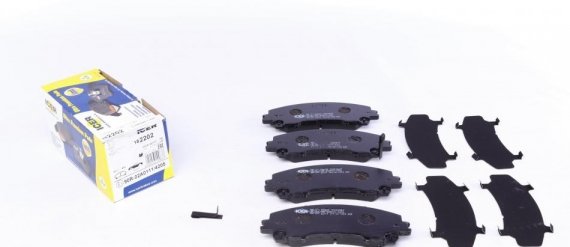 182202 ICER Колодки тормозные дисковые ICER 182202 ICER