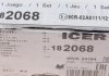 182068 ICER Колодки тормозные дисковые ICER 182068 ICER (фото 7)