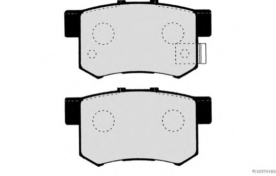 J3614009 JAKOPARTS Колодки гальмівні диск. задн. Honda CR-V 2 -07 (вир-во Jakoparts)