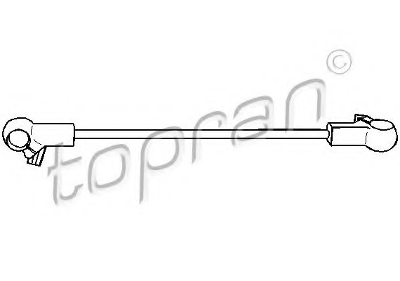 103077 TOPRAN (Germany) Тяга важеля перемикання передач