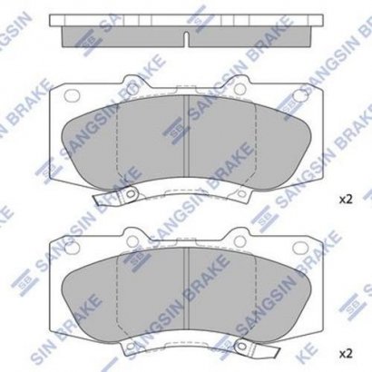 SP1484 Hi-Q (SANGSIN BRAKE) Колодки тормозные передние SP1484 SANGSIN