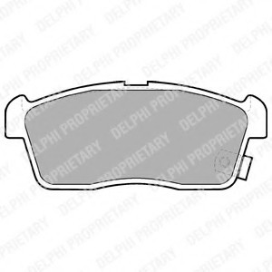 LP1442 DELPHI БАPАБАННАЯТОPМОЗНАЯ КОЛОДКА LP1442 DELPHI
