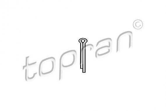 203190 TOPRAN (Germany) Штифт БЛОКУВАННЯ НАВВВС 203190 HANS-PRIES