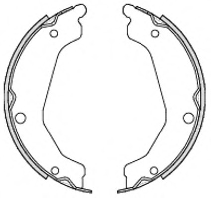 469400 Remsa Колодки тормозные барабанные 469400 REMSA