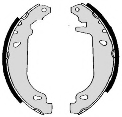 Комплект гальмівних колодок S68520 BREMBO