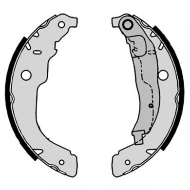 Комплект гальмівних колодок S61528 BREMBO