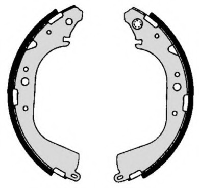 Колодки гальмівні задні (барабан) Toyota 4Runner all 87>/Hiace 89>