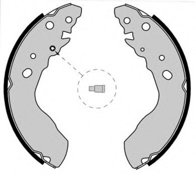 S79522 BREMBO (Германия) Гальмівні колодки барабанні BREMBO