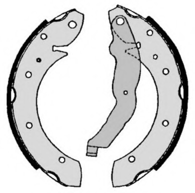 Комплект гальмівних колодок S06506 BREMBO