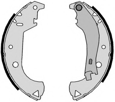 Комплект гальмівних колодок S23524 BREMBO