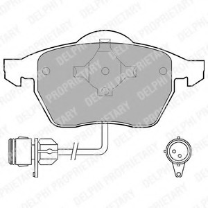 LP784 DELPHI БАPАБАННАЯТОPМОЗНАЯ КОЛОДКА LP784 DELPHI
