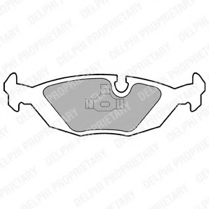 LP576 DELPHI БАPАБАННАЯТОPМОЗНАЯ КОЛОДКА LP576 DELPHI