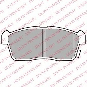 LP2219 DELPHI Комплект колодок тормозных LP2219 DELPHI