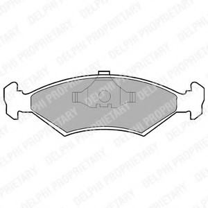LP204 DELPHI БАPАБАННАЯТОPМОЗНАЯ КОЛОДКА LP204 DELPHI