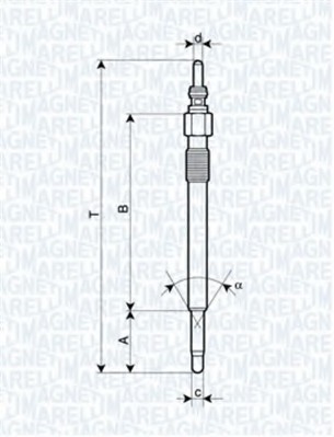 UC42A MAGNETI MARELLI (Италия) UC42A СВЕЧА НАКАЛА UC42A MAGNETI-MARELLI