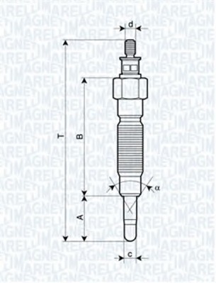 UC47A MAGNETI MARELLI (Италия) UC47A СВЕЧА НАКАЛА UC47A MAGNETI-MARELLI